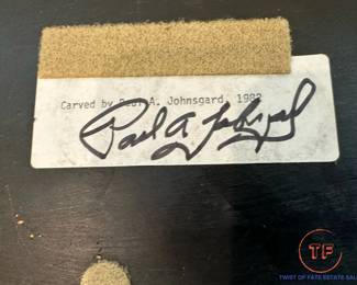 Original Hand Carved Red-Breasted Goose by PAUL A. JOHNSGARD