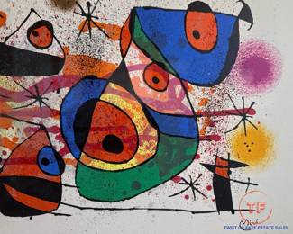 JOAN MIRO "Ceramiques" Signed in Plate Lithograph