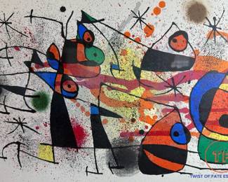 JOAN MIRO "Ceramiques" Signed in Plate Lithograph