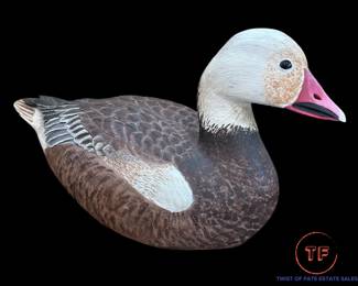 Original Hand Carved Blue Goose by PAUL A. JOHNSGARD