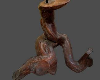 Original Hand Carved Great Egret by PAUL A. JOHNSGARD