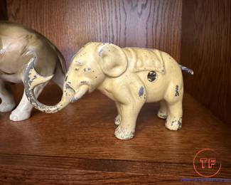 Antique Mechanical Elephant Bank