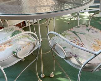 Patio table & chairs