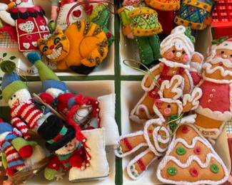 Handmade Christmas ornaments