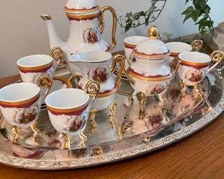 Porcelain tea set