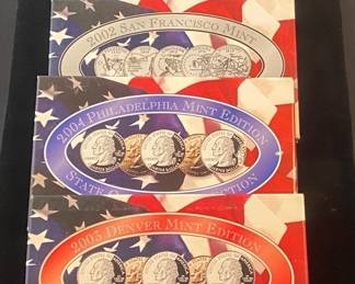 Denver, Philadelphia , San Fransico State Quarter Sets 