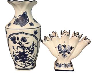 Blue White Vases