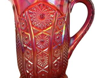 Carnival Glass Pitcher