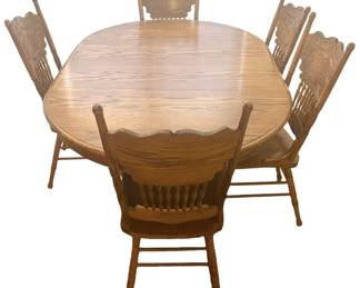 Gorgeous Oak Dining Set