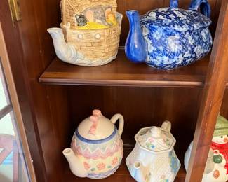 Blue ones, yellow ones, ark ones, and floral ones too