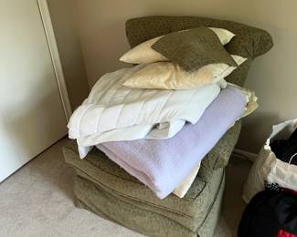 Quilts, comforters, and pillows too