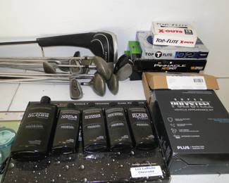 Golfing stuff, and car stuff, what more could anyone ask for