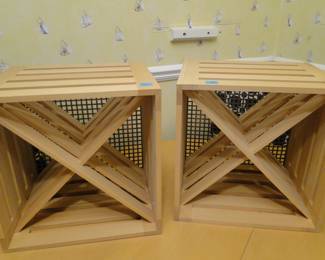Wine crates, pair of two