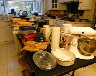 When you have a large kitchen you have miles and miles and miles of kitchen items