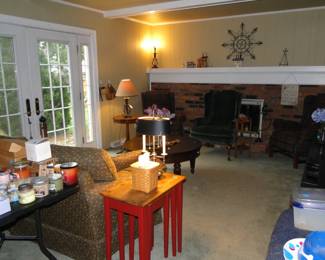 Family room just brimming with treasures