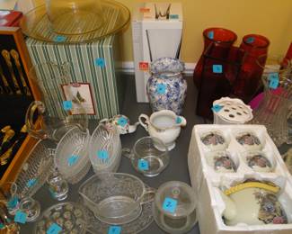 All your fancy stuff for holiday serving