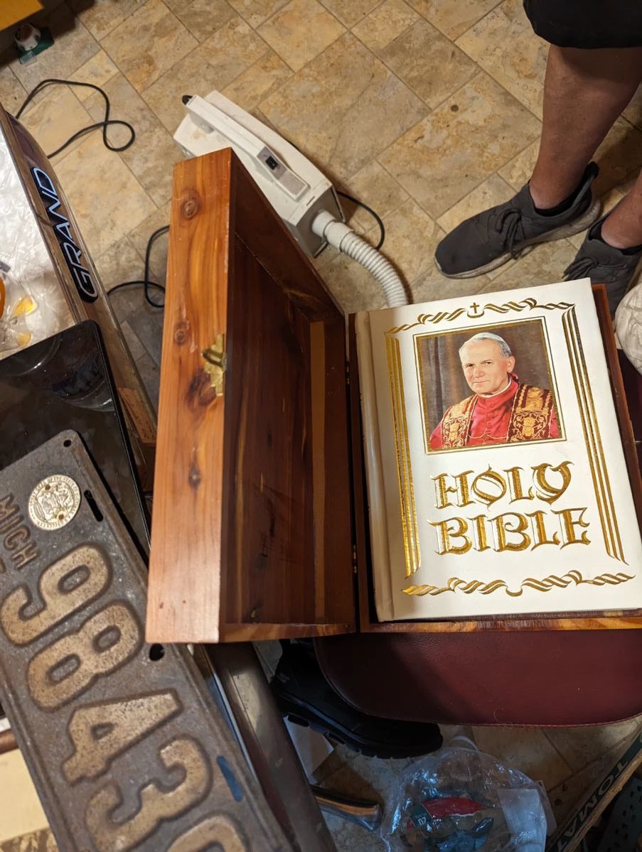 Boxed holy bible