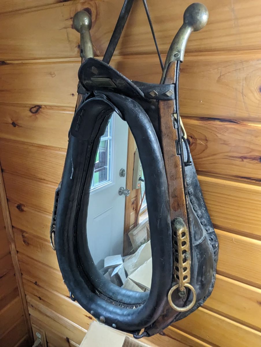 Saddle mirror