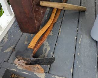 Old wood handle tools