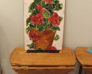 Quantity (2)   W-27   D-13   Each drop leaf 7”   H-21