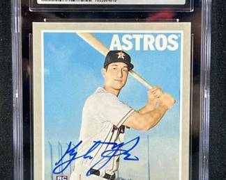 Kyle Tucker Rookie Autograph 2019 CSG 9.5/10