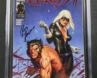 CGC 9.6 Wolverine & Black Cat: Claws 2 Signature
