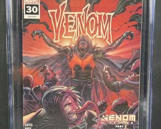 CGC 9.6 Venom #30 Signed Donny Cates, Marvel