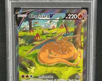 PSA 9 Charizard V Full Art Holo Ultra Premium