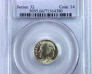 1950 PCGS MS66 Roosevelt Dime-Quality Coin