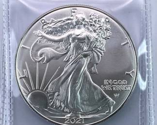 2021 Type 2 American Silver Eagle