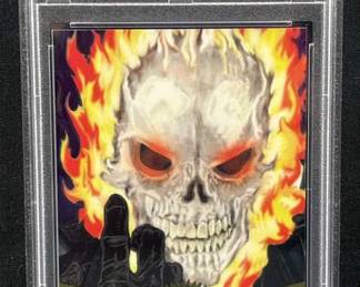 1995 Marvel Metal Ghost Rider PSA 9 MINT