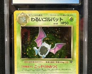 CGC 9 Dark Golbat Holo 1997 Pkmn Rocket Gang