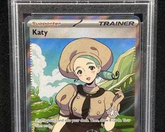 PSA 10 Katy Full Art Holo Trainer SVI English