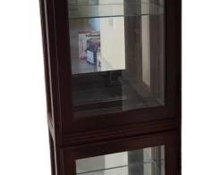 Dark Wood Curio Cabinet