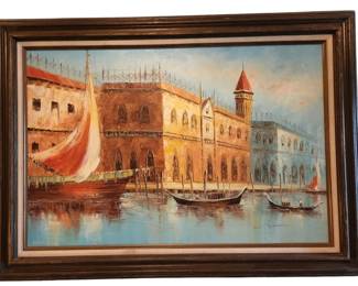 Venice Painting on Canvas