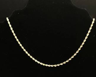 14k Gold Rope Chain