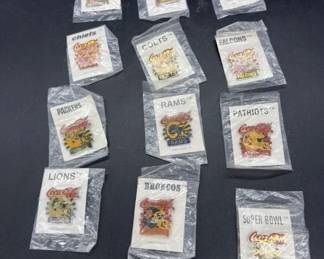 Lot of vintage Coke Pins