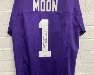Signed Warren Moon Jersey