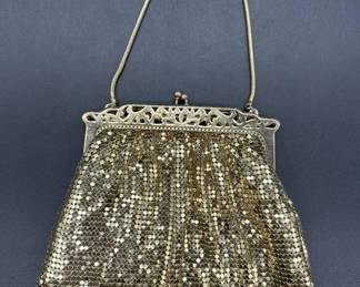 Vintage Whiting and Davis Gold Mesh Bag