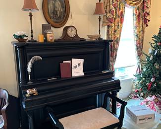 The bench is sold separately because it’s not original to the piano.