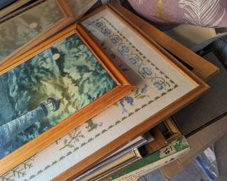 Cross stitch, lighthouse art, games