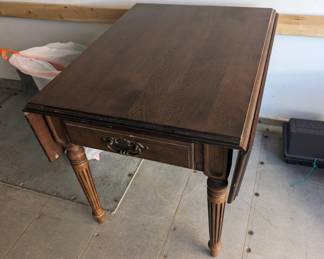 Ethan Allen drop leaf side table