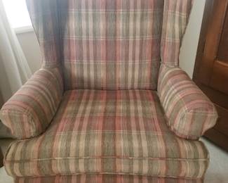 Comfy wingback chair