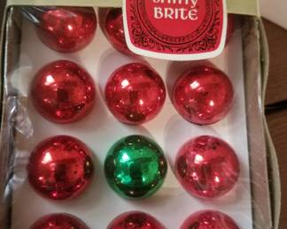 Shiny Brite ornaments