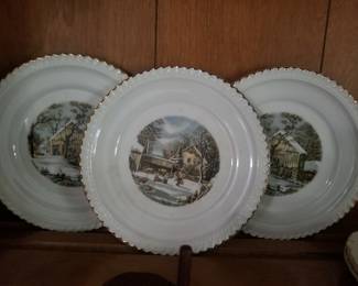 Vintage Harkerware plates