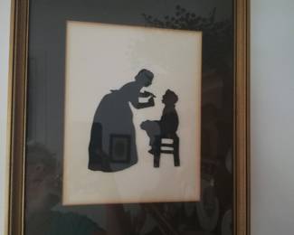 Framed silhouette