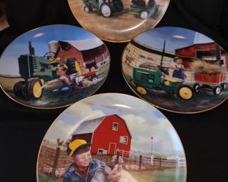 Danbury Mint Little Farmhand by Donald Zolan Plate Set H7872  Complete Set of 8-  Limited Edition
Pitching In -  Tractor Ride -  Piglet Roundup -  Clean & Shiny   Morning Song-Tug O’War-Bumper Crop -Too Busy to Play
