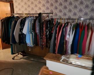 Men's and Women's Clothes and shoes, Including coats, suits, ties, purses and ski clothes
