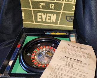 Vintage Home Roulette working set