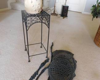 Iron Plant Stands (2)
